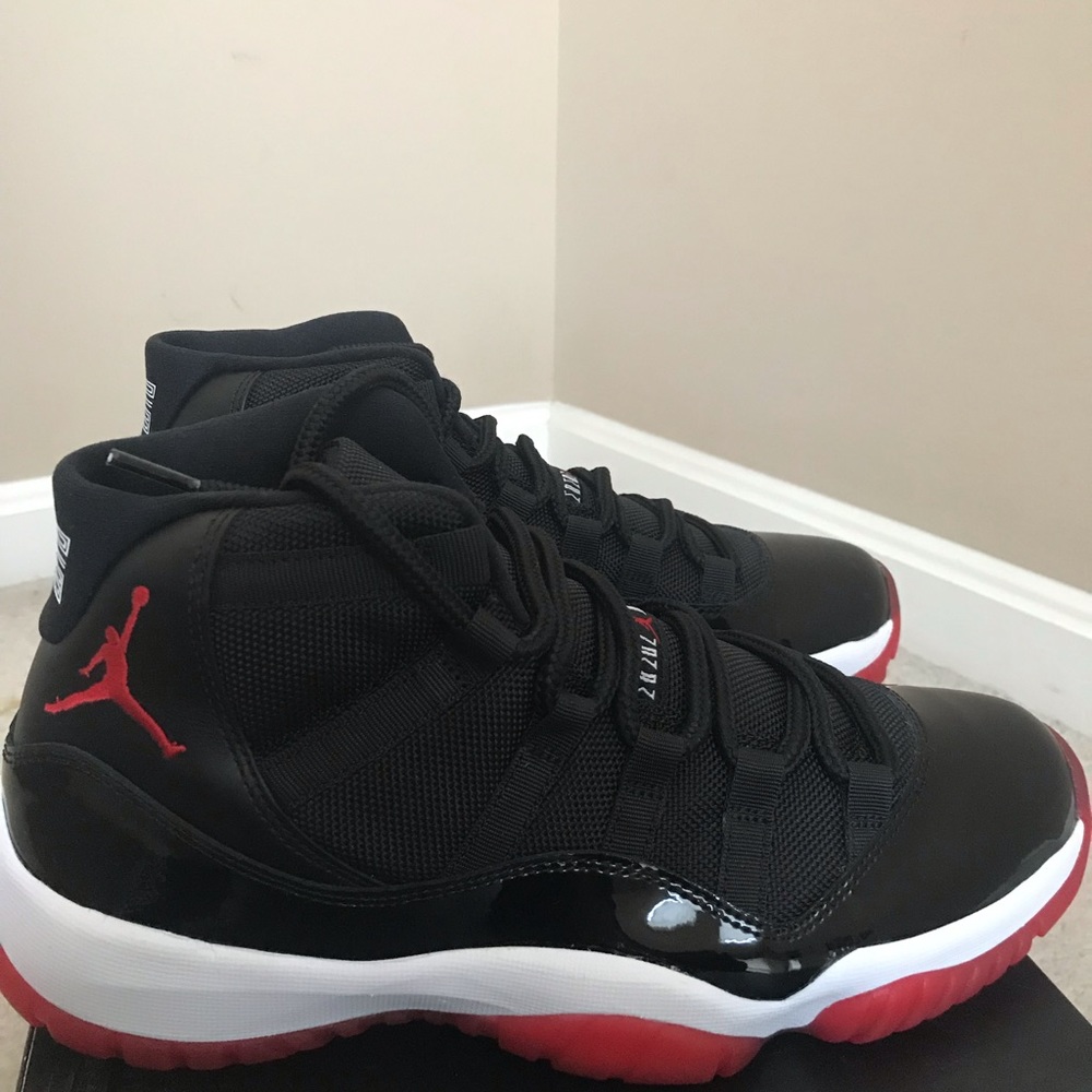 Jordan Retro 11 bred 2012 Sz 9 Ds Playoffs xi og banned concord cool grey space